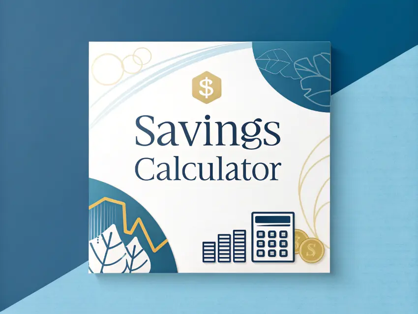 Savings Calculator - Plan and track your savings goals